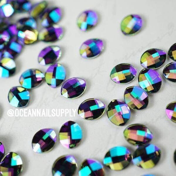 2204 Swarovski Pure Leaf Paradise Shine - OceanNailSupply