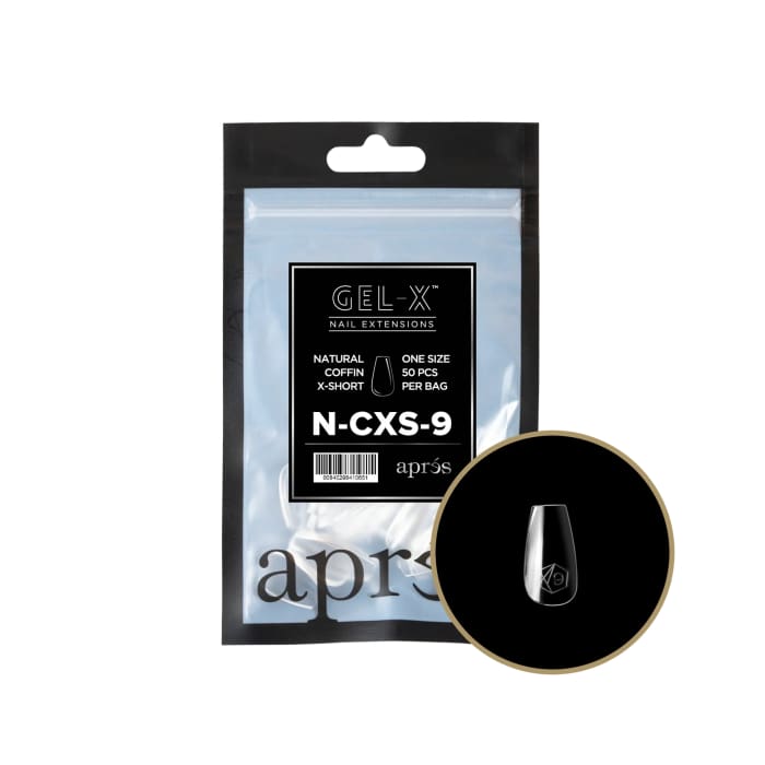 APRES GEL - X® NATURAL COFFIN EXTRA SHORT REFILL BAG - OceanNailSupply