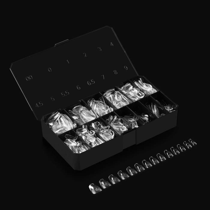 APRES GEL - X® SCULPTED COFFIN SHORT BOX OF TIPS - PRO (600PCS) OceanNailSupply