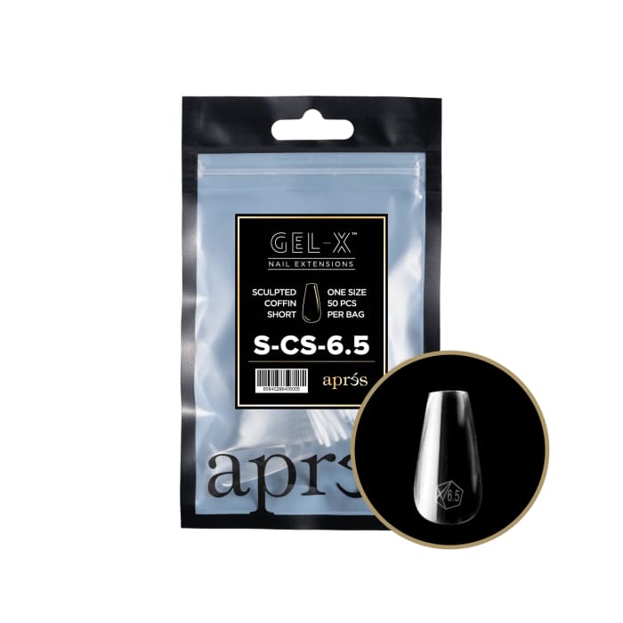 APRES GEL - X® SCULPTED COFFIN SHORT REFILL BAG - OceanNailSupply