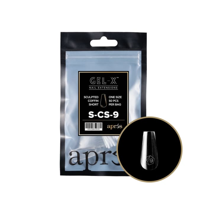 APRES GEL - X® SCULPTED COFFIN SHORT REFILL BAG - OceanNailSupply