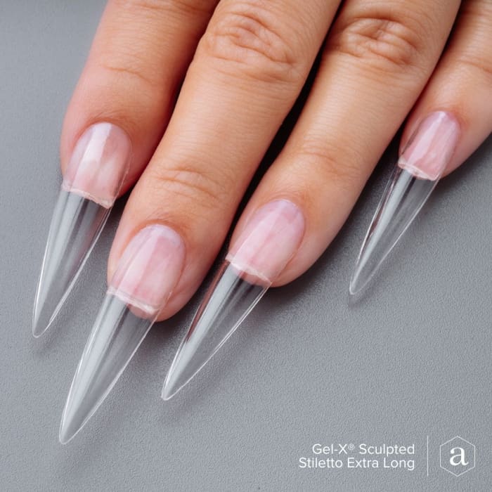 APRES GEL - X® SCULPTED STILETTO EXTRA LONG BOX OF TIPS - PRO (420PCS) OceanNailSupply