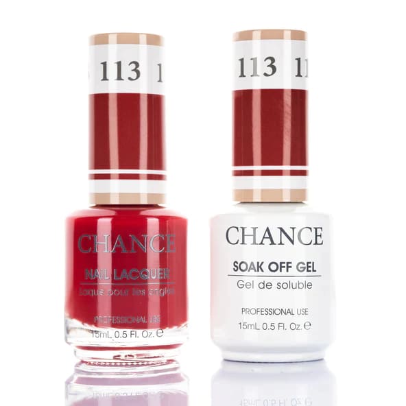 Chance Gel & Nail Lacquer Duo 0.5oz - Set of 5 colors (117- 123- 113- 136- 111) - OceanNailSupply