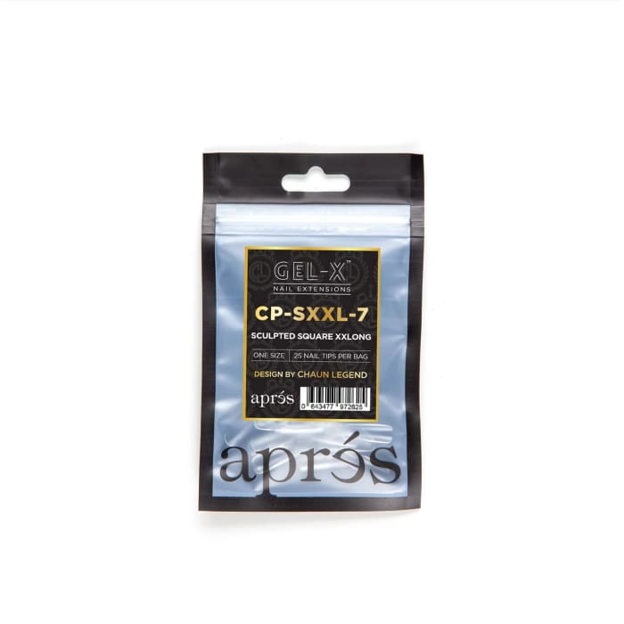 CHAUN LEGEND X APRÉS GEL - X® TIPS - SCULPTED SQUARE EXTRA LONG REFILL BAG OceanNailSupply