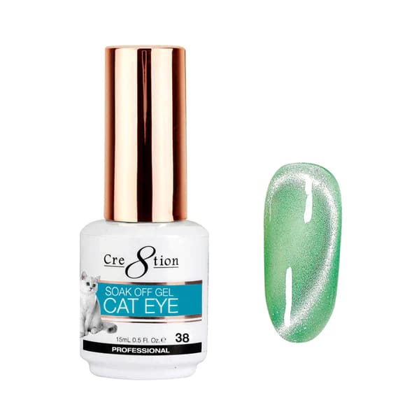 Cre8tion Cat Eye Soak Off Gel 0.5oz 38 - OceanNailSupply