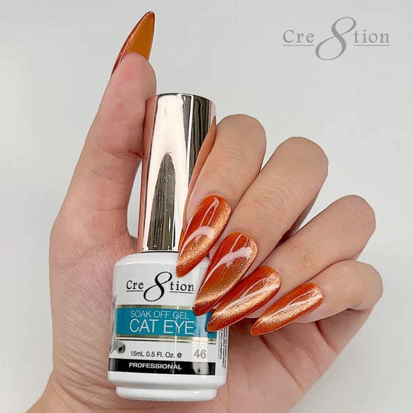 Cre8tion Cat Eye Soak Off Gel 0.5oz 46 - OceanNailSupply