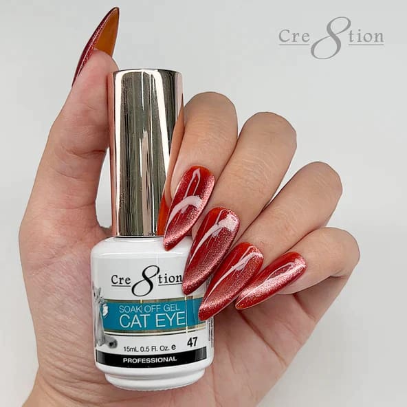 Cre8tion Cat Eye Soak Off Gel 0.5oz 47 - OceanNailSupply