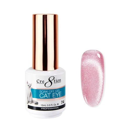 Cre8tion Cat Eye Soak Off Gel 0.5oz 74 - OceanNailSupply