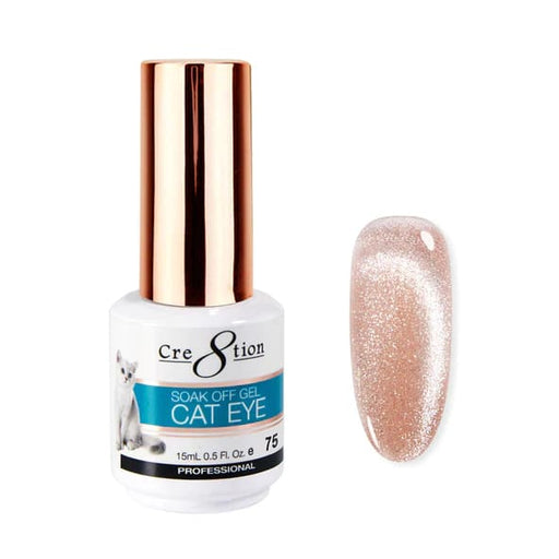 Cre8tion Cat Eye Soak Off Gel 0.5oz 75 - OceanNailSupply