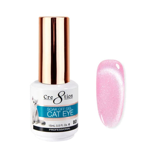 Cre8tion Cat Eye Soak Off Gel 0.5oz 80 - OceanNailSupply