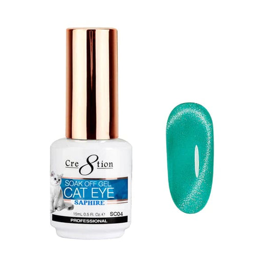 Cre8tion Saphire Cat Eye Gel 0.5oz SC04 - OceanNailSupply