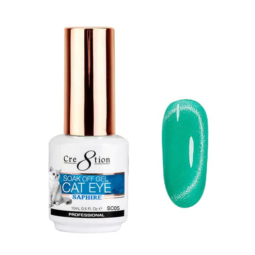 Cre8tion Saphire Cat Eye Gel 0.5oz SC05 - OceanNailSupply