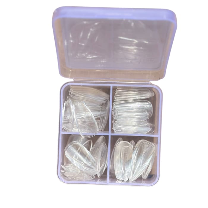 Cre8tion Soft Gel Tips Medium Length Assorted Shapes Trail Box (112pcs) - OceanNailSupply