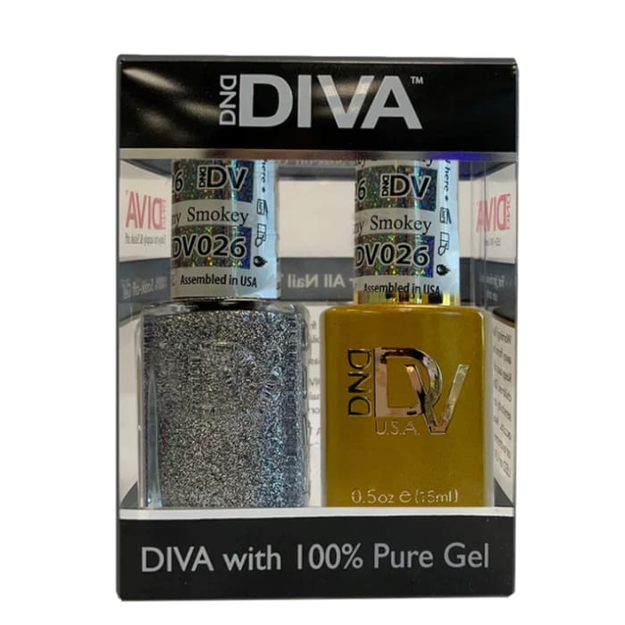 DIVA Matching Duo - 026 Smokey Shimmy OceanNailSupply