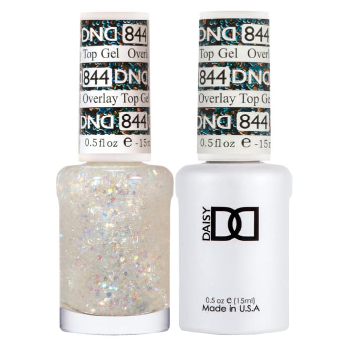 DND Duo Matching Color - OVERLAY GLITTER TOP GELS Collection - 844 - OceanNailSupply