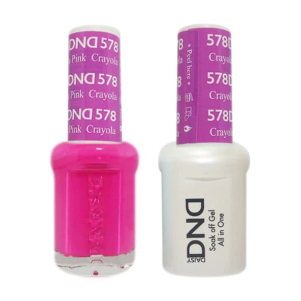 DND Matching Pair - 578 CRAYOLA PINK - OceanNailSupply