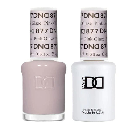 DND Matching Pair - Sheer Collection - 877 Pink Glaze - OceanNailSupply