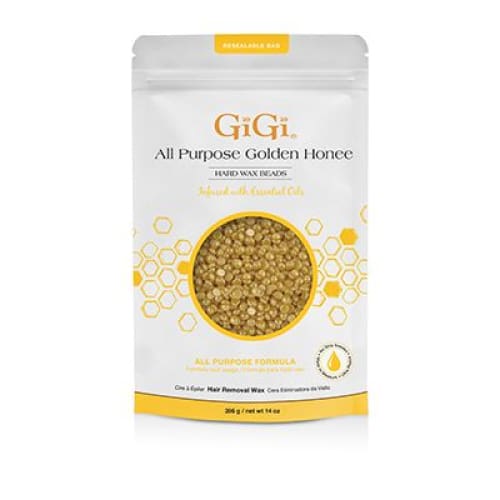 GiGi All Purpose Golden Honee Wax Beads 14oz - OceanNailSupply