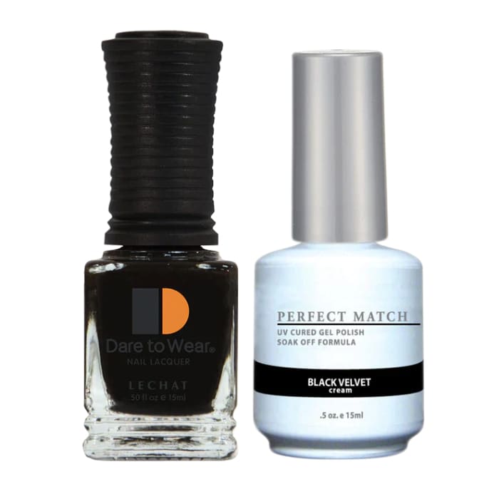 Perfect Match - 030 Black Velvet (Gel & Lacquer) 0.5oz - OceanNailSupply