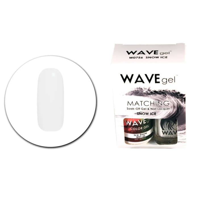 WAVEGEL MATCHING (#056) W0756 SNOW ICE - OceanNailSupply