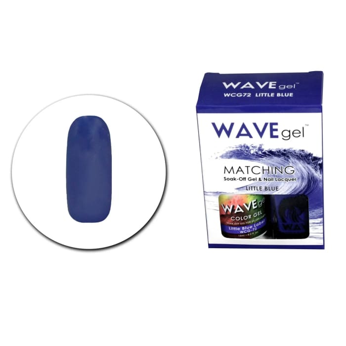 WAVEGEL MATCHING (#072) WCG72 LITTLE BLUE - OceanNailSupply