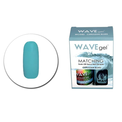 WAVEGEL MATCHING (#082) WCG82 CERULEAN BLUES - OceanNailSupply