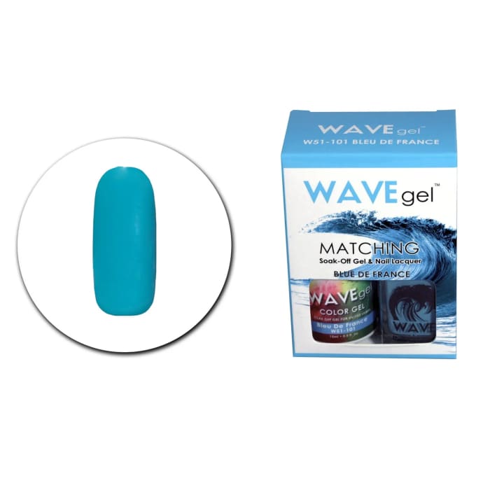 WAVEGEL MATCHING (#101) W51101 BLEU DE FRANCE - OceanNailSupply