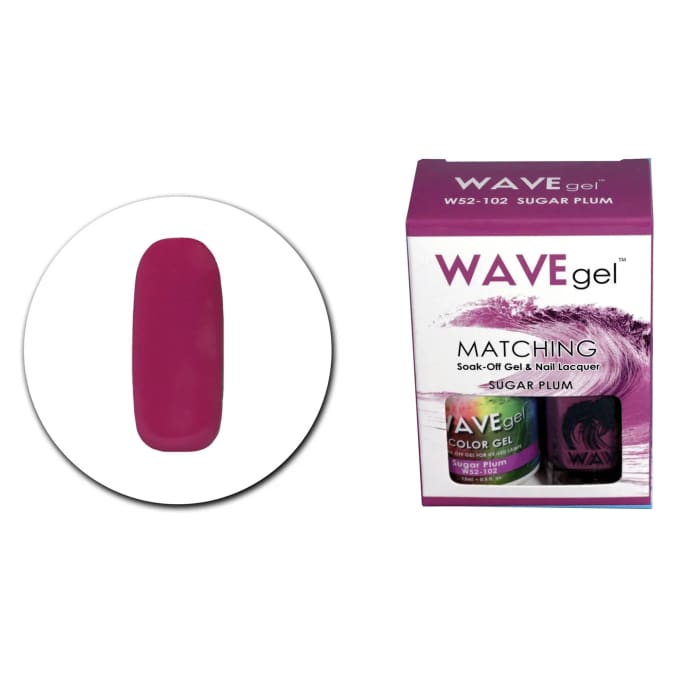 WAVEGEL MATCHING (#102) W52102 SUGAR PLUM - OceanNailSupply