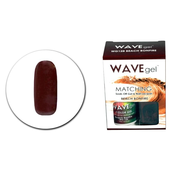 WAVEGEL MATCHING (#128) WG128 BEACH BONFIRE - OceanNailSupply