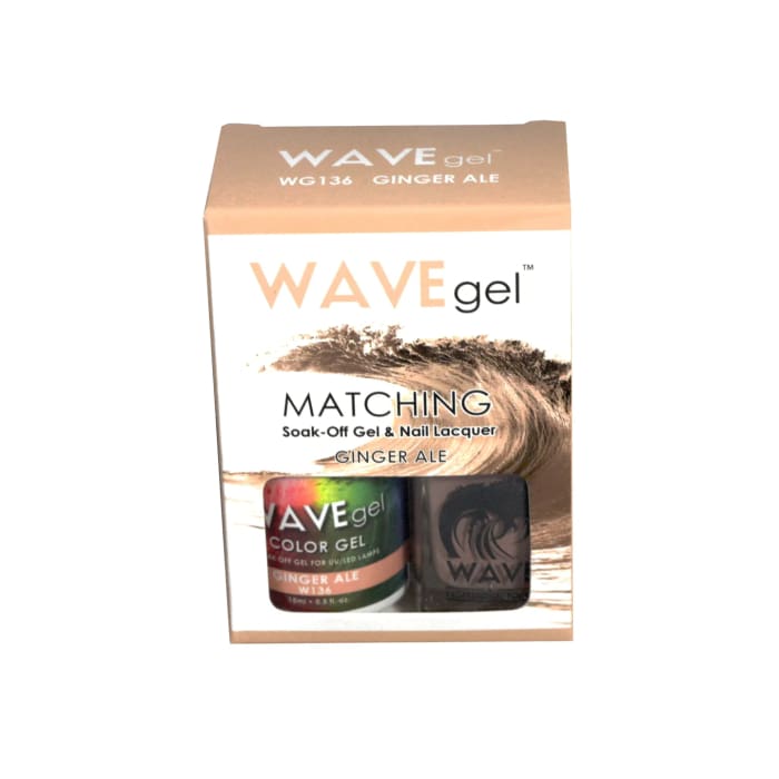 WAVEGEL MATCHING (#136) W136 GINGER ALE - OceanNailSupply