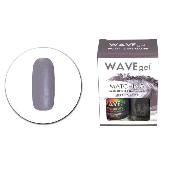 WAVEGEL MATCHING (#139) W139 GRAY MATTER - OceanNailSupply