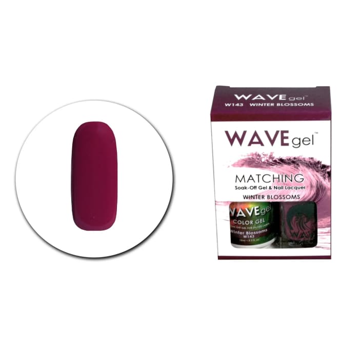 WAVEGEL MATCHING (#143) W143 WINTER BLOSSOMS - OceanNailSupply