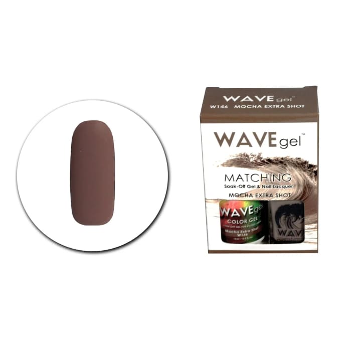 WAVEGEL MATCHING (#146) W146 MOCHA EXTRA SHOT - OceanNailSupply