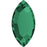 2200 Swarovski Navette Emerald - OceanNailSupply