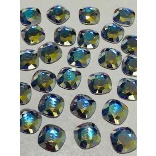 2471 Swarovski Cushion Ab Flatback - OceanNailSupply