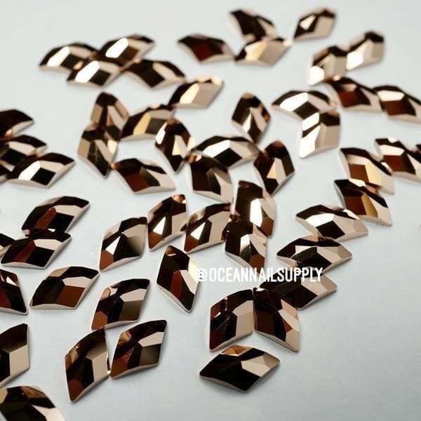 2709 Swarovski Rhombus Rose Gold - OceanNailSupply