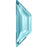 2772 Swarovski Trapeze Aquamarine - OceanNailSupply