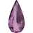 4322 Swarovski Long Pear Amethyst Fancy - OceanNailSupply