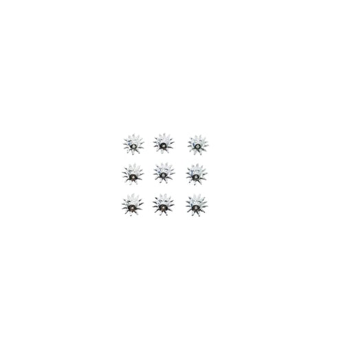 Japanese Studs Sun [SILVER] - OceanNailSupply