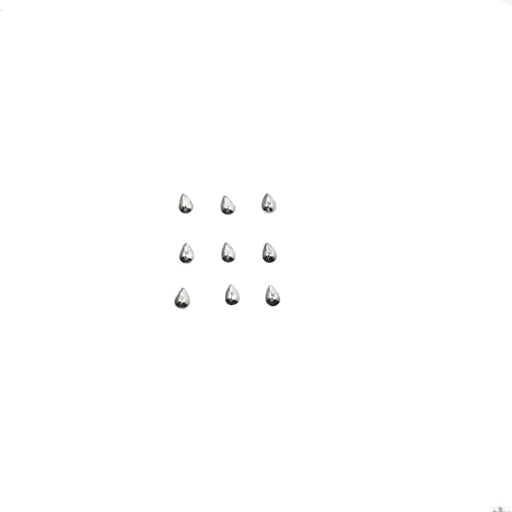 Japanese Studs Teardrop [SILVER] - OceanNailSupply