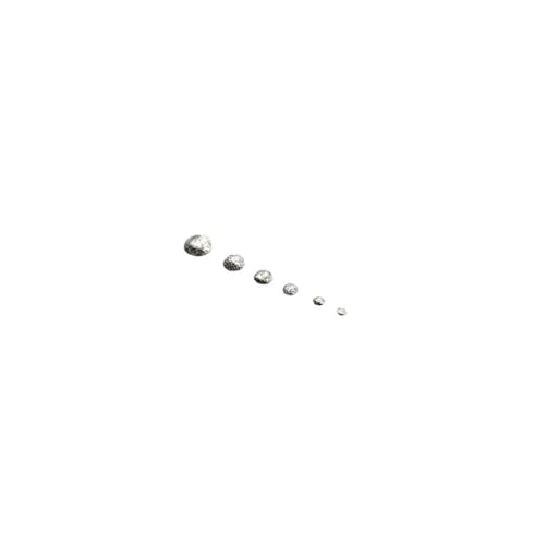 Japanese Studs Texture Round [SILVER] - OceanNailSupply