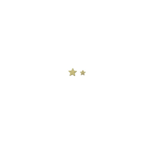 Japanese Studs Texture Star Flat [GOLD] - OceanNailSupply