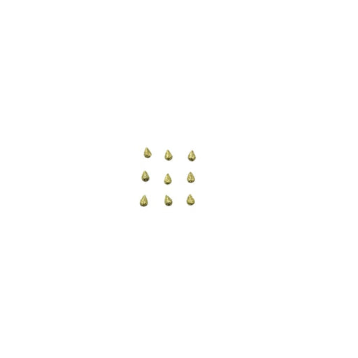 Japanese Studs Texture Teardrop [GOLD] - OceanNailSupply